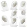 CHUANCI 8PCS/Lot White Color Soft Silicone Flexible Nose Navel Model For Piercing Human Mouth Eye Tongue Model Simulation For Jewelry Display Teaching tool view 1