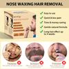 Nose Wax Kit Men Women, Bouvetan Nose Hair Waxing Kit with 100g Nose Hair Wax Beads (15-20 USES), 20 Applicator, 15 Mustache Protector, 10 Paper Cups, 1 Measuring Cup - Easy and Quick, Instant view 2