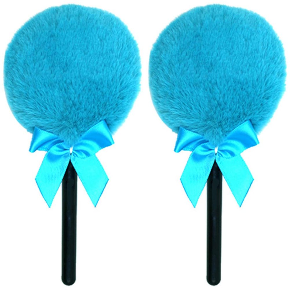 Beaupretty 2pcs Powder Puff Miss Dry Puff Long Hair Soft
