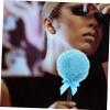 Beaupretty 2pcs Powder Puff Miss Dry Puff Long Hair Soft view 3
