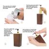 Elitzia Massage Oil Warmer Lotion Warmer 131F Constant Temperature with Metal Plastic Pump Bottles Massage Oil Heater for Creams Gels & Essential Oils ETOH843NB (Square Nut Colour) view 3