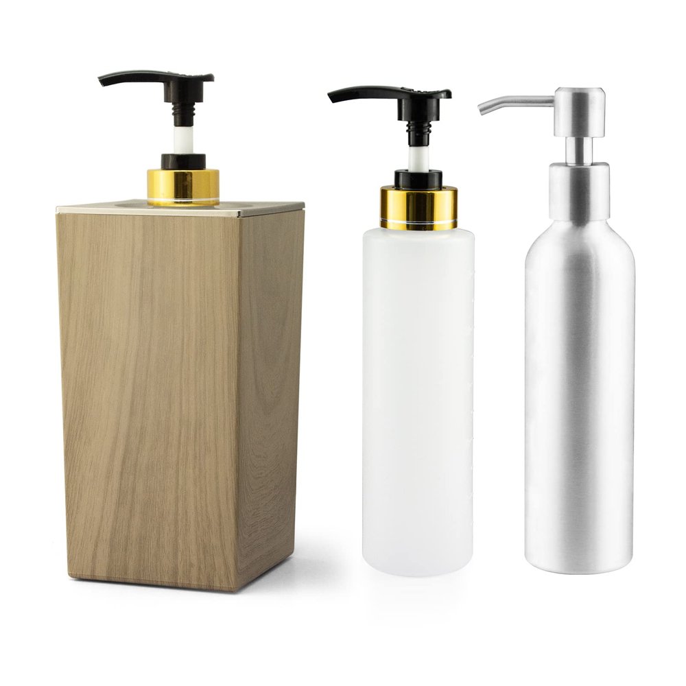 Electric Bottle Warmer with One 9.13 Fl.oz Plastic Bottling Oil Gel Cream Warmer for for Salon Preheat Before Massage Elitzia ETOH843NB (Square Natural Color)