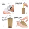 Electric Bottle Warmer with One 9.13 Fl.oz Plastic Bottling Oil Gel Cream Warmer for for Salon Preheat Before Massage Elitzia ETOH843NB (Square Natural Color) view 3