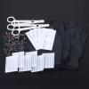 ChiMunllin 120PCS Body Piercing Kit Surgical Steel 14G 16G 20G BCR CBR Labret Lip Rings Cartilage Daith Earrings Nose Septum Nose Studs Belly Button Rings Piercing Jewelry Needles Gloves Clamps Tools view 4