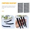 20Pcs Adjustable Elastic Hair Ties for Men Non-Damage Black Ponytail Holders Flexible Hair Bands for Everyday Use view 2