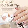 modelones Gel Top Coat and Base Coat Set 500Pcs Medium Almond Nail Tips view 3