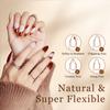 modelones Gel Top Coat and Base Coat Set 500Pcs Medium Almond Nail Tips view 4