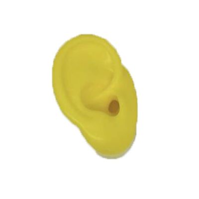 GatherTOOL 1Pc New Silicone Ear Model Practice Piercing Tools Ear Stud Display Tool Body Jewelry Model (Color : Yellow-Left)