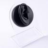 GatherTOOL 1PC Silicone Model Tattoo Puncture Practice Simulation Human Body Part Display Ear Nose Lip Navel Tongue Piercing Jewelry (Color : Black Right Ear) view 1
