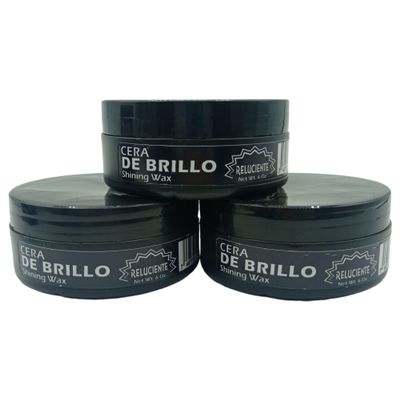 Reluciente - Set Of 3 - Shining Wax - provides shine - softens - nourishes - moisturizes - 6 Oz