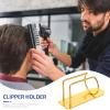 minkissy Trimmer Holder Wall Mounted Clipper Rack for Barbers Space-Saving Organizer for Hair Styling Tools for Grooming Enthusiasts view 3