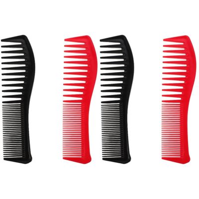 Beaupretty 4pcs Wide Tooth Comb for Curly Hair Barber Combs for Easy Detangling and Scalp Massage for All Hair Types