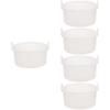 Beaupretty 5pcs Silicone Wax Melting Bowl - Inner Accessory for Wax Heater Nonstick Design for Easy Cleanup and Safe Material for Melting and Hair Removal view 1