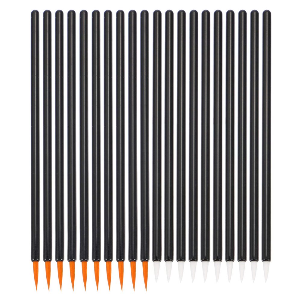 minkissy 300pcs Disposable Eyeliner Brush Applicators Makeup Wands for Eye Cosmetics for Personal Professional Use Lightweight and Easy to Carry