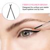 minkissy 300pcs Disposable Eyeliner Brush Applicators Makeup Wands for Eye Cosmetics for Personal Professional Use Lightweight and Easy to Carry view 3
