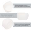 Beaupretty 4pcs Silicone Wax Melting Bowl - Nonstick Wax Container for Home and Salon Use Easy Cleanup Compact Design Silicone Material view 4