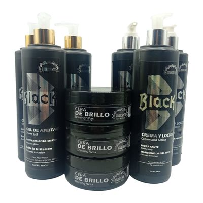 RELUCIENTE - Set Of 9 - Cream and Lotion - Shave Gel - Shining Wax - hydrates - nourishes - refreshes - softens - shine - revitalizes