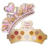 The Princess Palette - Highly Pigmented Glitter and Shimmer Crown Shaped Novelty Eyeshadow Makeup Palette - 9 Shades view 1