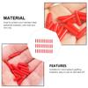 100pcs Tweezer Tip Protector Tweezers Sleeve Red Covers Non- Tweezers Cover Rubber Tip Grafting Caps Lash Silicone s Tool Eyelash view 4