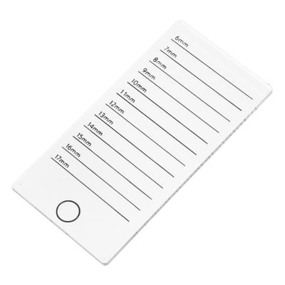 minkissy False Eyelash Storage Pallet Acrylic Display Board for Lash Extensions Portable Beauty Tool for Salons and Personal Use