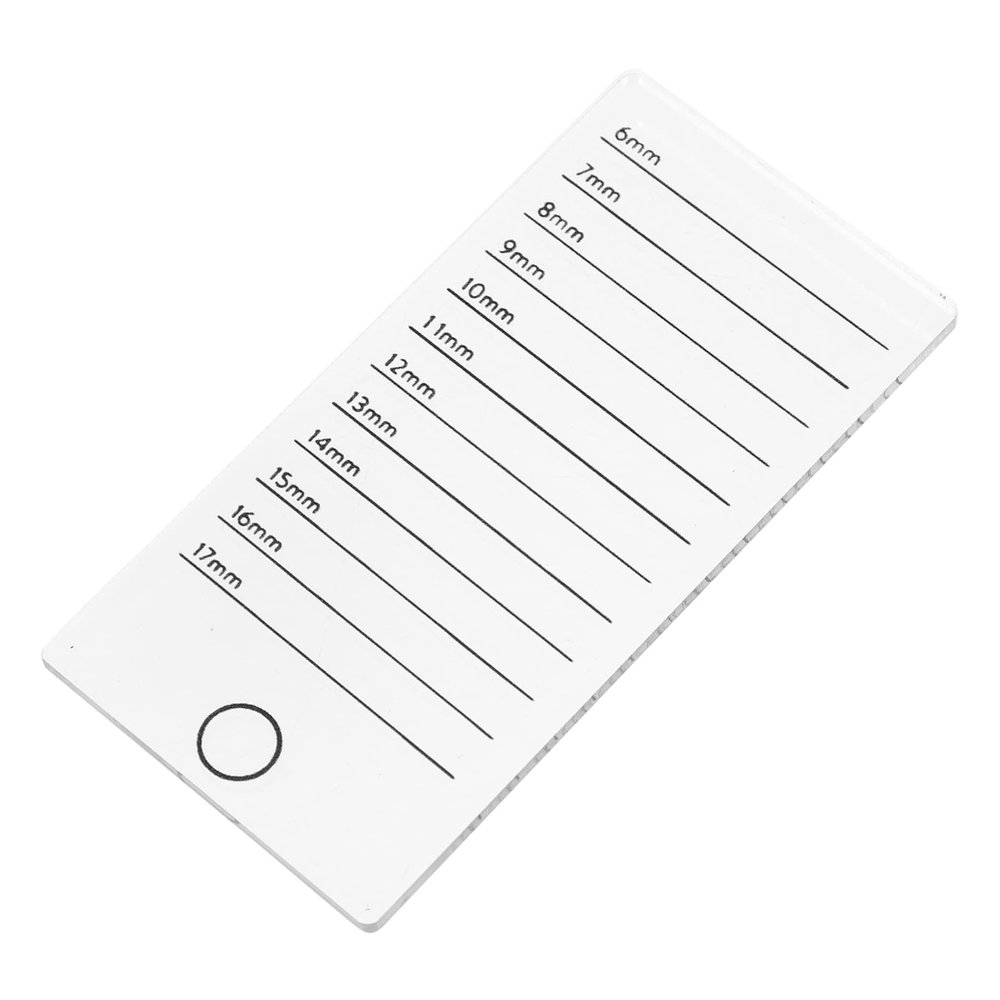 minkissy False Eyelash Storage Pallet Acrylic Display Board for Lash Extensions Portable Beauty Tool for Salons and Personal Use
