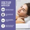 PURE CLAY Calcium Bentonite Clay Powder, 100% Natural Food Grade Organic, Bath and Body Mud Detox, Skin Soothing, Deep Pore Cleansing - 32 oz view 2