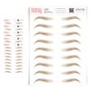 5 Pack Temporary Eyebrow Tattoos Waterproof Eyebrow Stickers, False Tattoos Hair Like Peel Off Instant Transfer Brows For Women And Men | Natural Strokes, Shaping (tapered, ginger) view 1