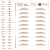 10 Pack Temporary Eyebrow Tattoos Waterproof Eyebrow Stickers, False Tattoos Hair Like Peel Off Instant Transfer Brows For Women And Men | Natural Strokes, Shaping (natural, blonde) view 1