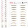 10 Pack Temporary Eyebrow Tattoos Waterproof Eyebrow Stickers, False Tattoos Hair Like Peel Off Instant Transfer Brows For Women And Men | Natural Strokes, Shaping (natural, taupe) view 1