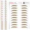 10 Pack Temporary Eyebrow Tattoos Waterproof Eyebrow Stickers, False Tattoos Hair Like Peel Off Instant Transfer Brows For Women And Men | Natural Strokes, Shaping (natural, ginger) view 1