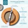 Bare Essentials Living - Clay Face Mask Brush (10 Pack, White) Dual Soft Silicone Face Mask Applicator Brush Tool, Great Facial Essentials, Moisturizer Applicator & Skincare Brush for Facials view 2