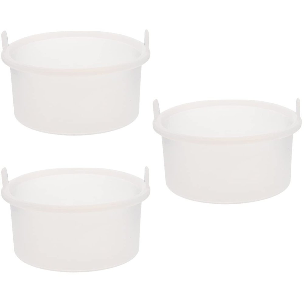 Beaupretty 3pcs Silicone Wax Melting Bowl - Inner Pot for Wax Heater Non-stick Design for Hair Removal and Candle Making Silicone Material Easy to Clean