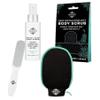 Dermasuri - Deep Exfoliating Body Scrub & Foot Scrub Set Bundle - Shower Body Exfoliator Glove, Spa Exfoliation Mitt & Exfoliating Feet Spray - Dry Skin Remover Sole File - Skin Care Spa Treatment Pro view 1