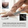 Dermasuri - Deep Exfoliating Body Scrub & Foot Scrub Set Bundle - Shower Body Exfoliator Glove, Spa Exfoliation Mitt & Exfoliating Feet Spray - Dry Skin Remover Sole File - Skin Care Spa Treatment Pro view 3