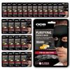 ORIGINAL DERMA BEAUTY 24PK Charcoal Facial Sheet Mask for Bearded Men - Purifying Vitamin Facial Mask Mens Skin Care Sheet Masks for Face Mens Skin Care Kit Bulk Face Masks Skincare view 1