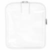 BORSALI TSA Approved Toiletry Bag - Clear Quart Size for 3-1-1 Carry On Travel - Makeup Organizer Cosmetic Pouch with Zipper - Travel Accessories - White view 1