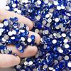 SS20 1440pcs Crystal Glass Light Sapphire Flatback Rhinestones Strass Stones Art and Crafts for Swimwear Clothing Garment Gym Suit Nail Art view 3