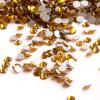 SS20 1440pcs Crystal Glass Topaz Flat Back Nail Art Non Hotfix Glue On Rhinestones Glass Yellow Crystals for Nail Art Salon Garment view 1