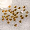 SS20 1440pcs Crystal Glass Topaz Flat Back Nail Art Non Hotfix Glue On Rhinestones Glass Yellow Crystals for Nail Art Salon Garment view 4