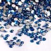 SS20 1440pcs New 5A Capri Blue Glass Stones Flatback Diamond Non Hot Fix Strass Crystal Rhinestones for Nail Art Garment Gym Suit view 1