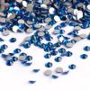 SS20 1440pcs New 5A Capri Blue Glass Stones Flatback Diamond Non Hot Fix Strass Crystal Rhinestones for Nail Art Garment Gym Suit view 3