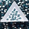SS20 1440pcs Crystal Glass Blue Zircon Non Hotfix Rhinestones Sewn Strass Flat Back Nail Art Glue On Crystal Stones for Needlework Garment Dress view 2