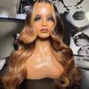 Youllyuu Human Hair Wig Lace Front Wig 30 Inch Brazilian Wigs Women Honey Blonde Body Wave Lace Front Wigs Body Wave 20in#4x4 Closure Wig 150 view 1