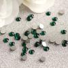 SS20 1440pcs Emerald Non Hotfix Stones NO Hot Fix Rhinestone Glitter Crystal Strass NO Iron On Rhinestones for Garment Clothing Dress Nail Art view 4
