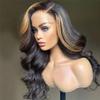 Youllyuu Women Body Wave Human Hair Wig 4X4 Closure Pre Plucked With Baby Hair Brazilian Lace Front Wig 4x4 Closure Wig 22in#180% view 4