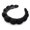 Uchyius Fashion Headbands for Women Padded Fabric Hair Bands Wide Velvet Non Slip Headband Hair Accessories for Women Girls, Black view 1