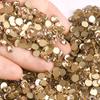 SS20 1440pcs Crystal Golden Shadow Glass Crystal Non Hot Fix Rhinestones Flatback Strass Stones Nail Art Accessories DIY Garment Craft Decoration view 2