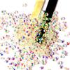 SS20 1440pcs Top Glitter Crystal Transparent AB Nails Rhinestones Non Hot Fix Flatback Strass Sewing Fabric Garment Nail Art Salon Decorations view 1