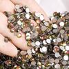 SS20 1440pcs Rainbow Non hot fix Rhinestones Flat Back Crystals Glass Stone Strass Glitters for 3D Nail Garment Wedding Dress Craft Apparel Decoration view 1