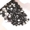 SS20 1440pcs Jet Black Rhinestones Shiny Strass Glitter Non Hotfix Flatback Manicure Nail Art Apparel Costume Decorations Glass Beads view 3